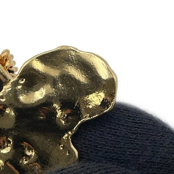 CHANEL CC Logo African Continent Motif Necklace Metal/Faux Pearl /Rhinestone - Picture 11 of 15